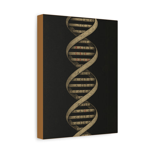 DNA Strand Matte Canvas Wall Art
